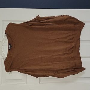 Express cold shoulder sweater